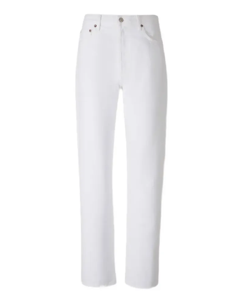 AGOLDE buttoned straight jeans - Weiß Weiß