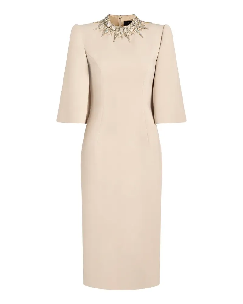 Jenny Packham Bibi Kleid mit Kristallen - Nude Nude