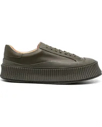 Jil Sander Sneakers mit dicker Sohle Grün