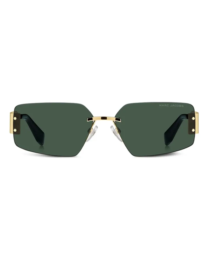 Marc Jacobs Sonnenbrille mit eckigem Gestell - Gelb Gelb
