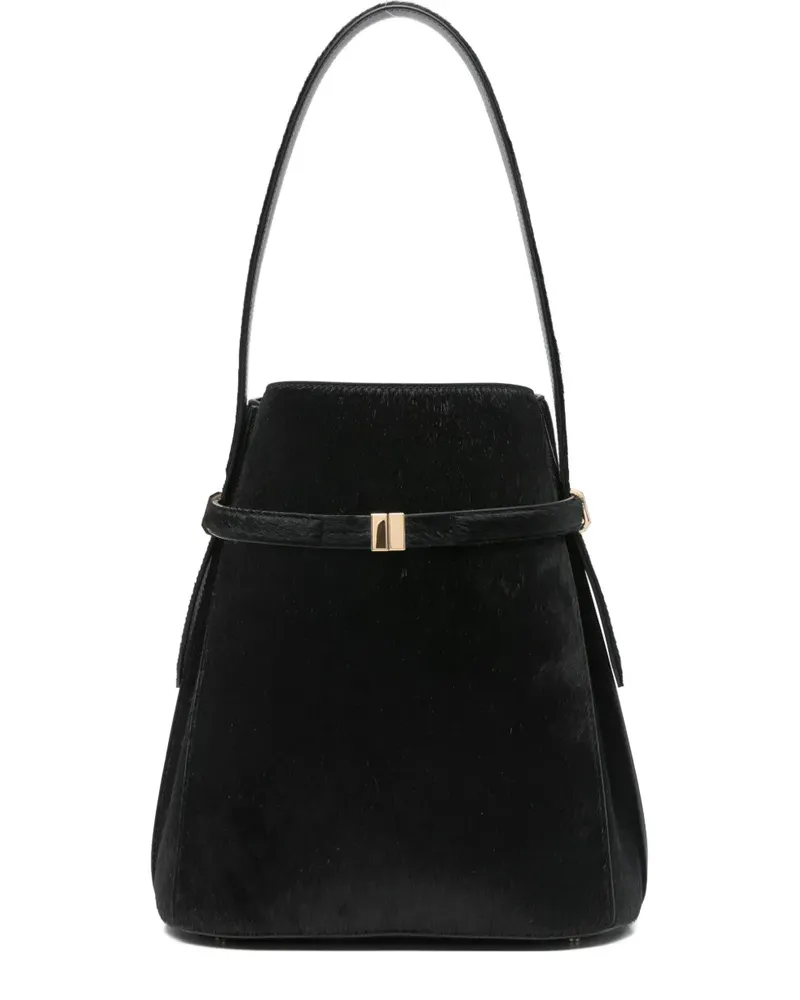 Totême leather bucket bag - Schwarz Schwarz