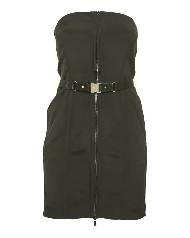 Elisabetta Franchi strapless belted mini dress - Schwarz Schwarz