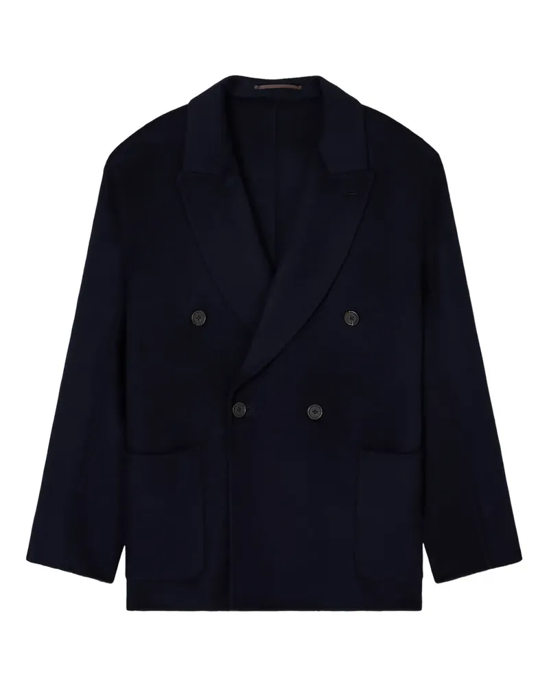 Emporio Armani Doppelreihiges Sakko - Blau Blau