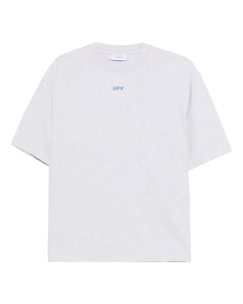 OFF-WHITE T-Shirt mit rundem Ausschnitt - Grau Grau