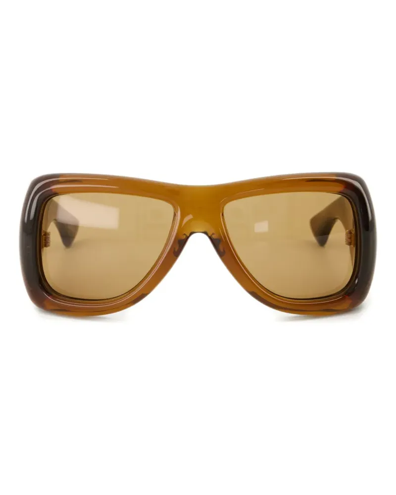 Saint Laurent SL 902 Howl oversized sunglasses - Braun Braun