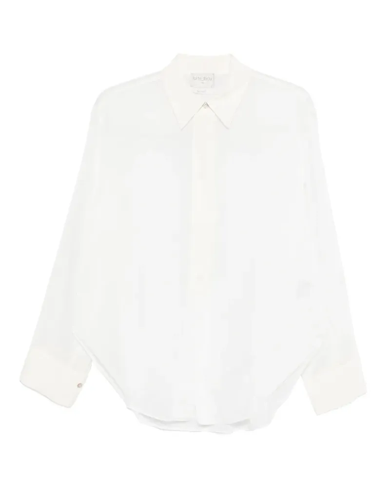 forte_forte Langärmeliges Hemd - Weiß Weiß