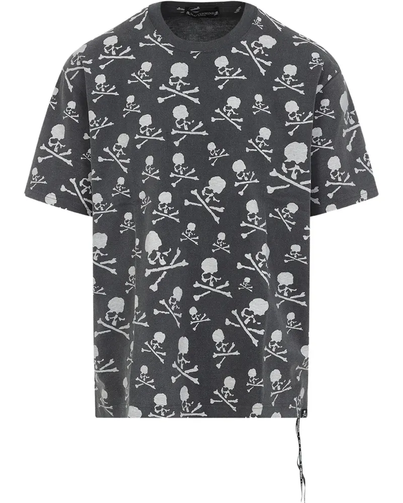Mastermind World T-Shirt mit Totenkopf-Print - Schwarz Schwarz