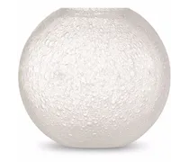 Runde Murano Vase - Weiß