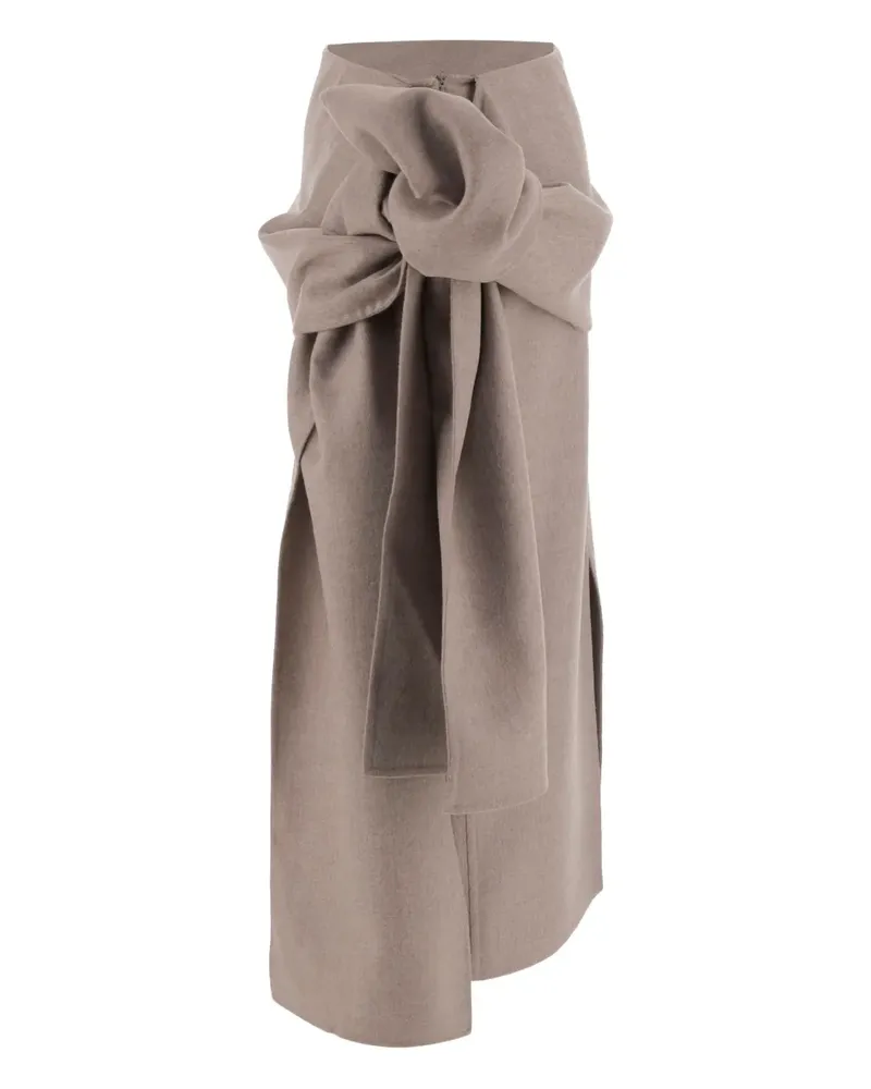 Carven Rock mit Knoten - Braun Braun
