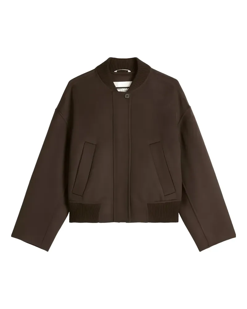 Marc O'Polo box-pockets bomber jacket - Braun Braun