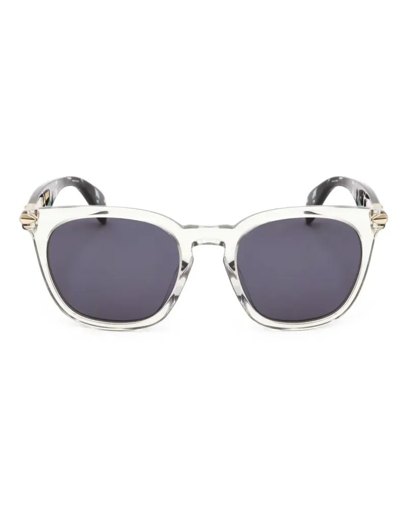 Rag & Bone tortoiseshell-effect square-frame sunglasses - Nude Nude