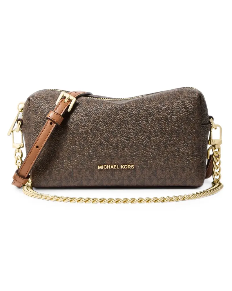 Michael Kors Bryant small signature logo crossbody bag - Braun Braun
