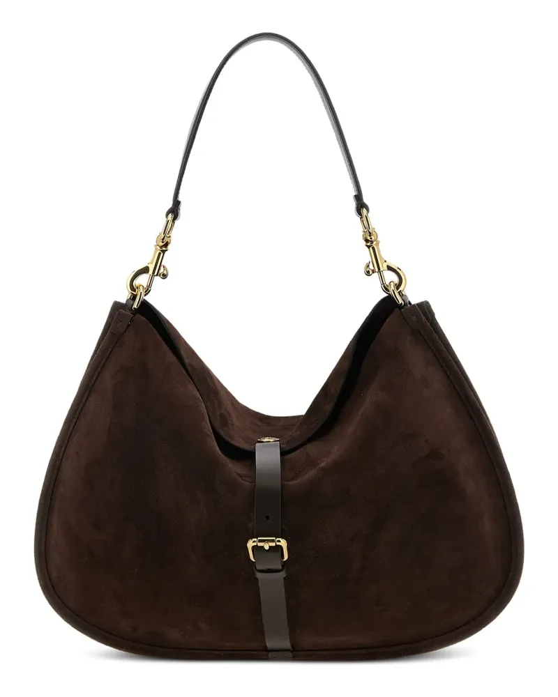 Etro Große Schultertasche mit Schnalle - Braun Braun