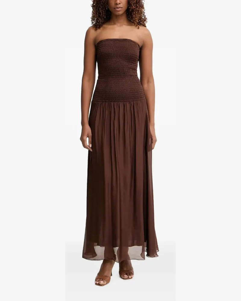 HAVEONE strapless maxi dress - Braun Braun