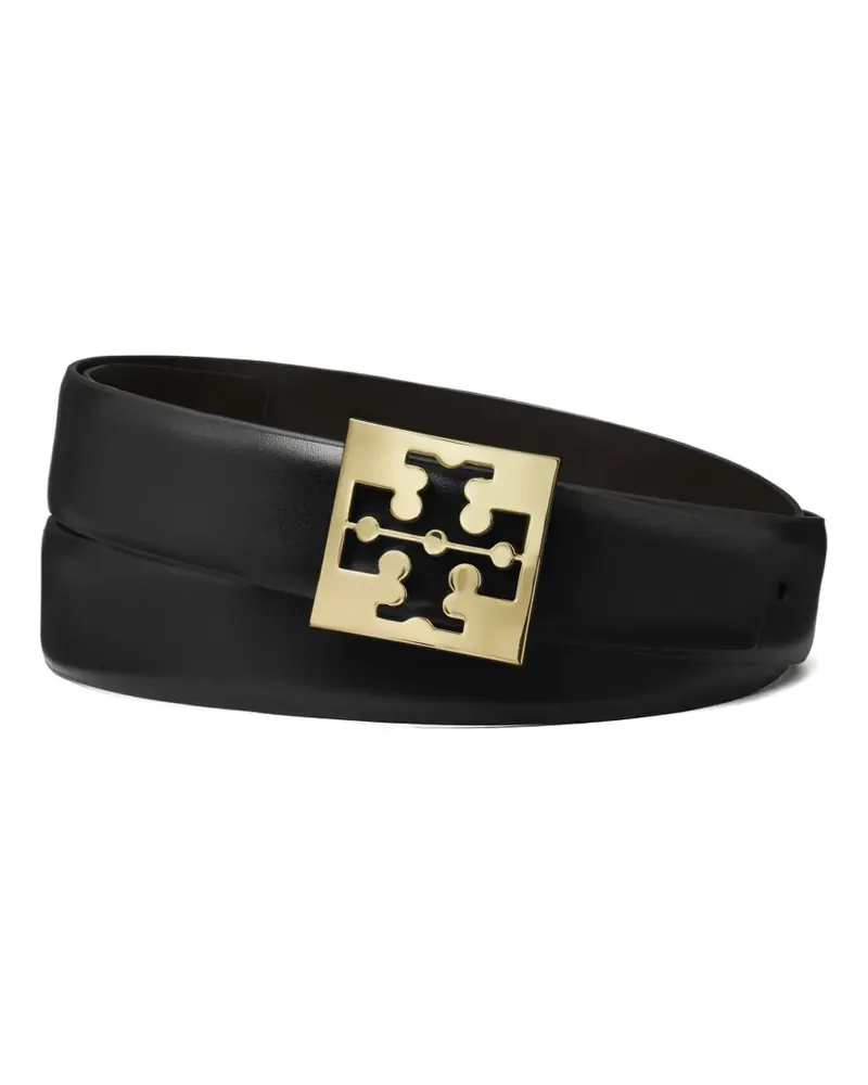 Tory Burch Gürtel mit Logo-Schnalle - Schwarz Schwarz