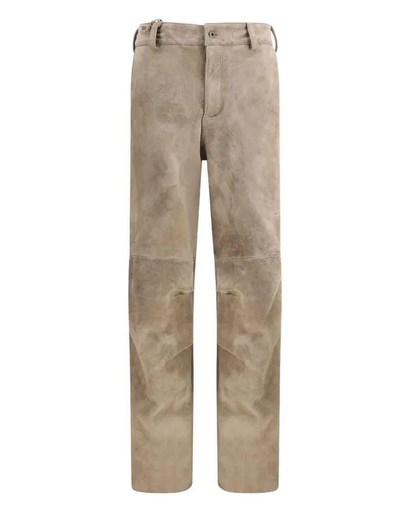 Salvatore Santoro Hose aus Wildleder - Nude Nude