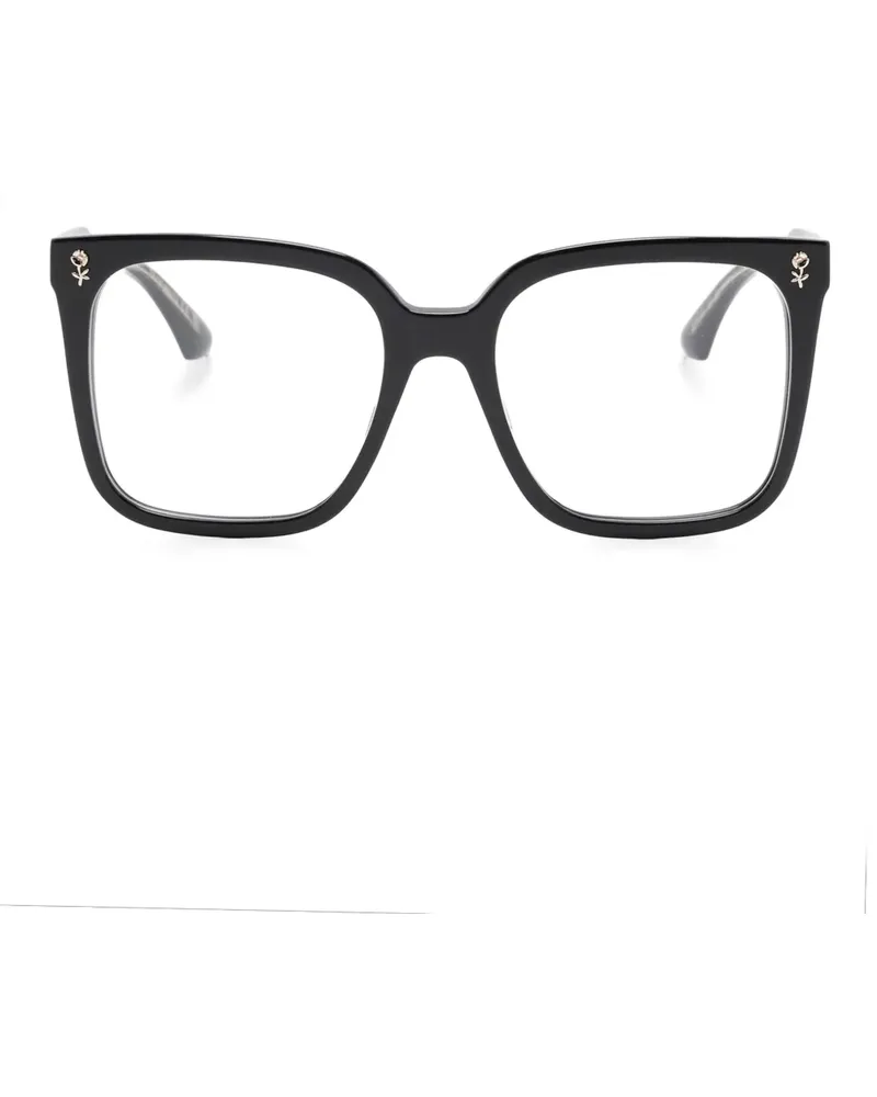Etro Brille mit eckigem Gestell - Schwarz Schwarz