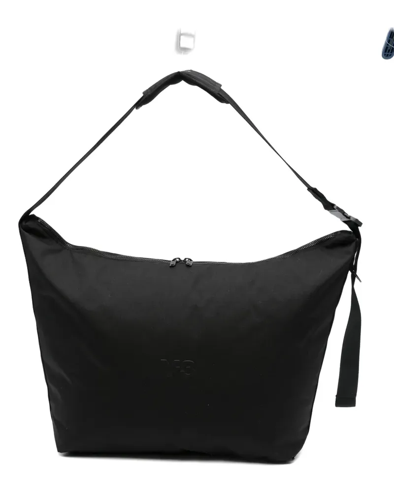 Y-3 Tote Bag mit Logo - Schwarz Schwarz