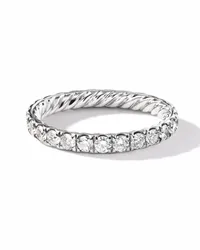 David Yurman Eden Ring mit Diamanten Silber