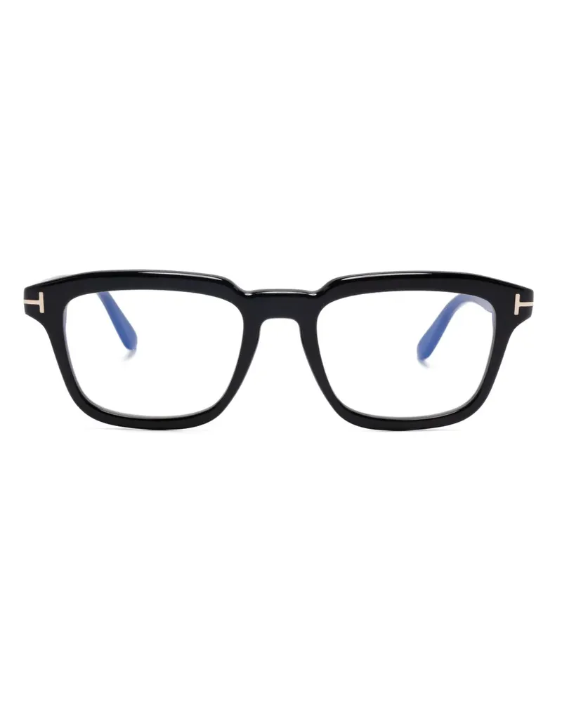 Tom Ford Brille mit eckigem Gestell - Schwarz Schwarz