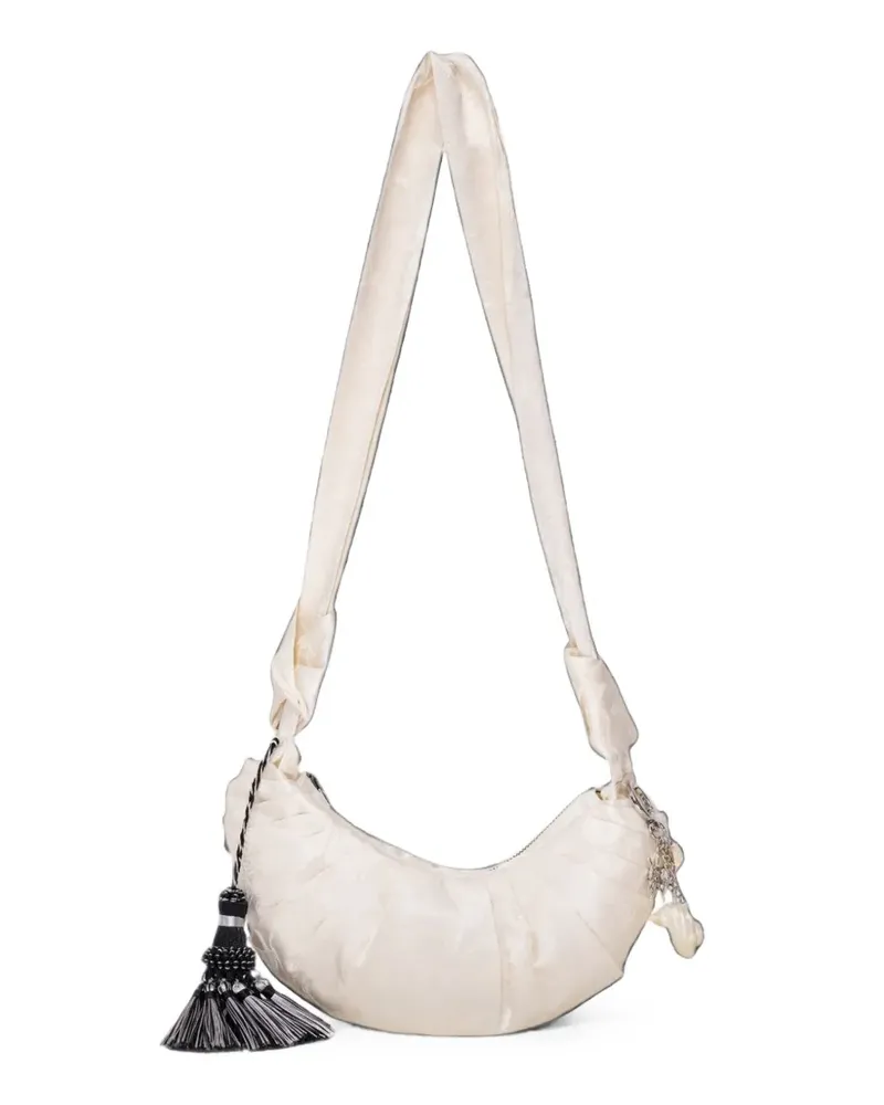 Renli Su Evelyn Schultertasche mit Quastendetail - Nude Nude