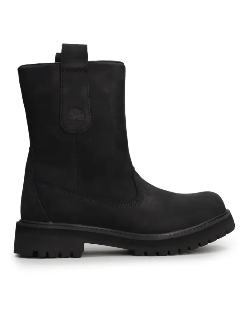 Timberland Heritage Bikerstiefel mit Logo-Prägung - Schwarz Schwarz