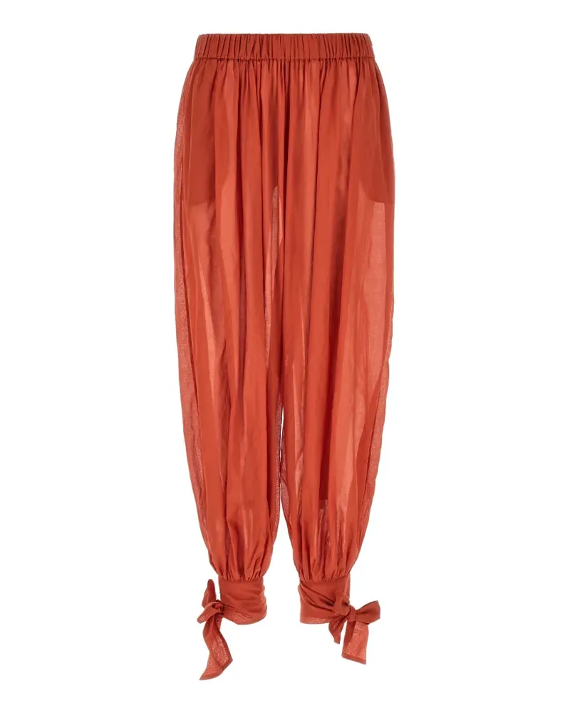 ANDAMANE Noor tie-cuff trousers - Orange Orange