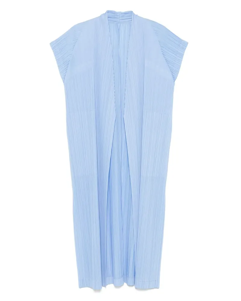 Issey Miyake Trenchcoat im Oversized-Look - Blau Blau