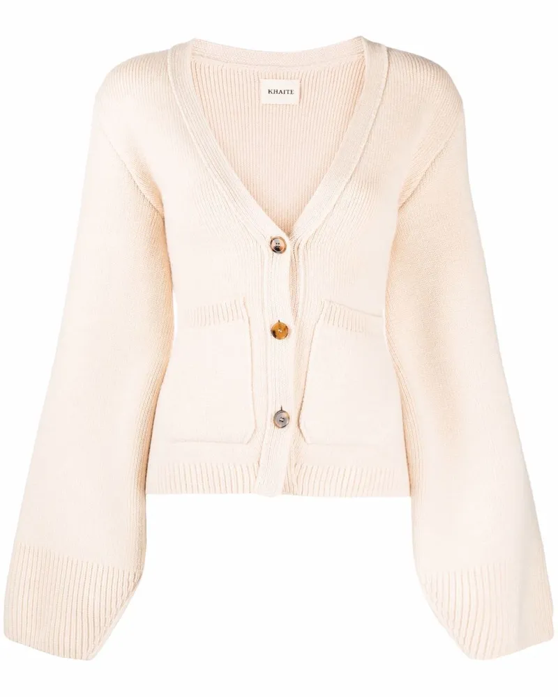 KHAITE Cardigan im Oversized-Look - Nude Nude