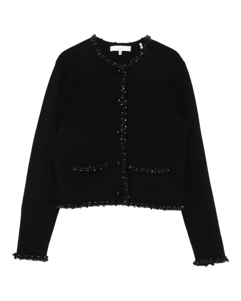 Frame Denim Jacke mit Perlen - Schwarz Schwarz