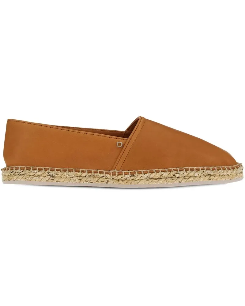 Ferragamo Espadrilles mit Ziernähten - Braun Braun