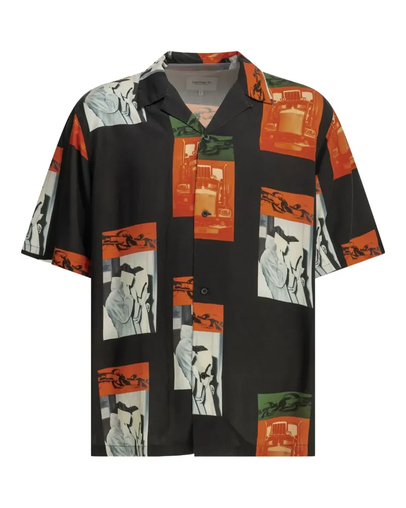 Carhartt WIP graphic-print short-sleeve shirt - Schwarz Schwarz