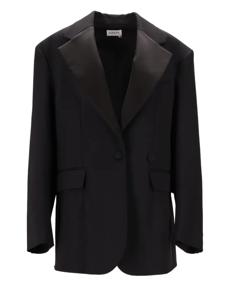 P.A.R.O.S.H. P.A.R.O H. notched-lapel blazer - Schwarz Schwarz