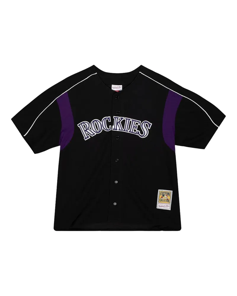Mitchell & Ness MLB Rockies 2003 Larry Walker Hemd - Schwarz Schwarz