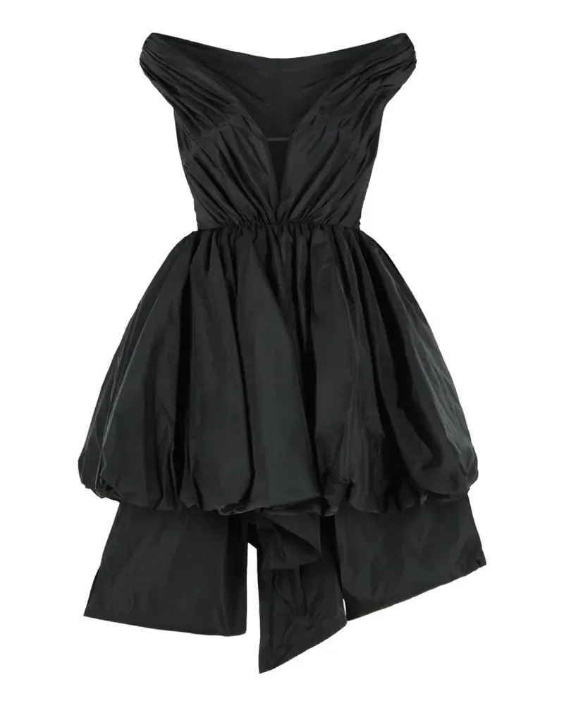Blumarine Asymmetrisches Kleid mit Volants - Schwarz Schwarz