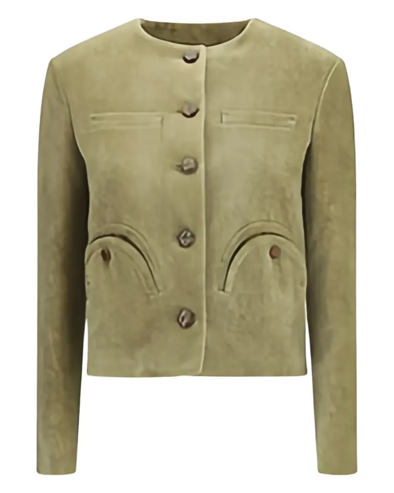 Blazé Milano Shamo Bolero button-fastening jacket - Nude Nude