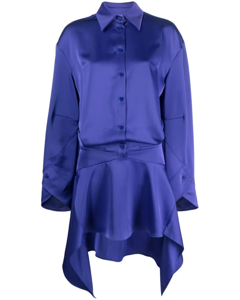 ATTICO Asymmetrisches Hemdkleid - Violett Violett