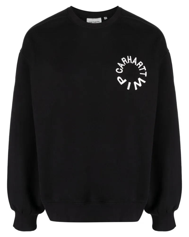 Carhartt WIP Sweatshirt mit Logo-Print - Schwarz Schwarz