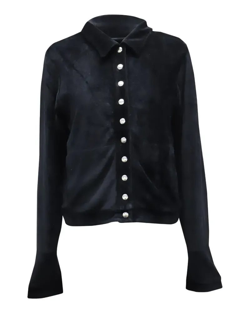 ALEXACHUNG Jacke mit Knöpfen - Schwarz Schwarz