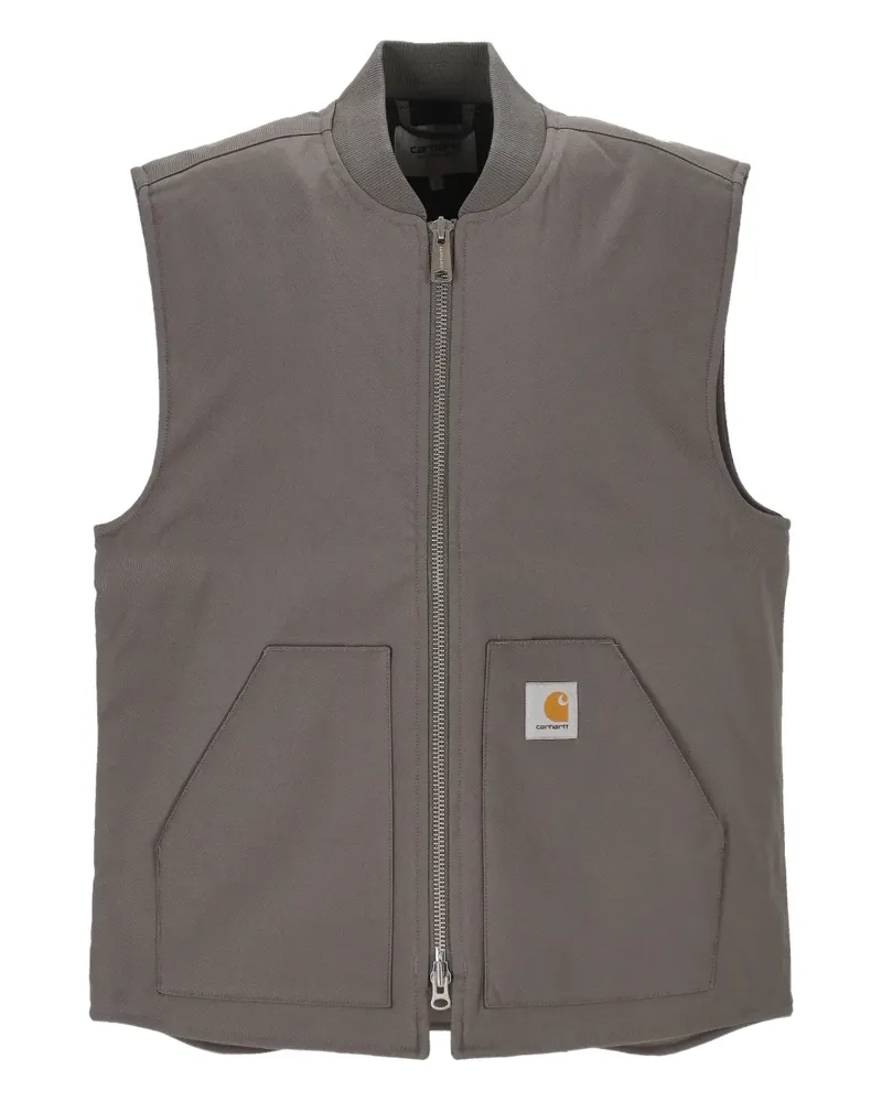 Carhartt WIP Leroy Weste mit Reißverschluss - Grau Grau