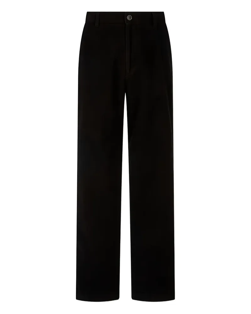 ManOnTheBoon Hose mit Logo-Patch - Schwarz Schwarz