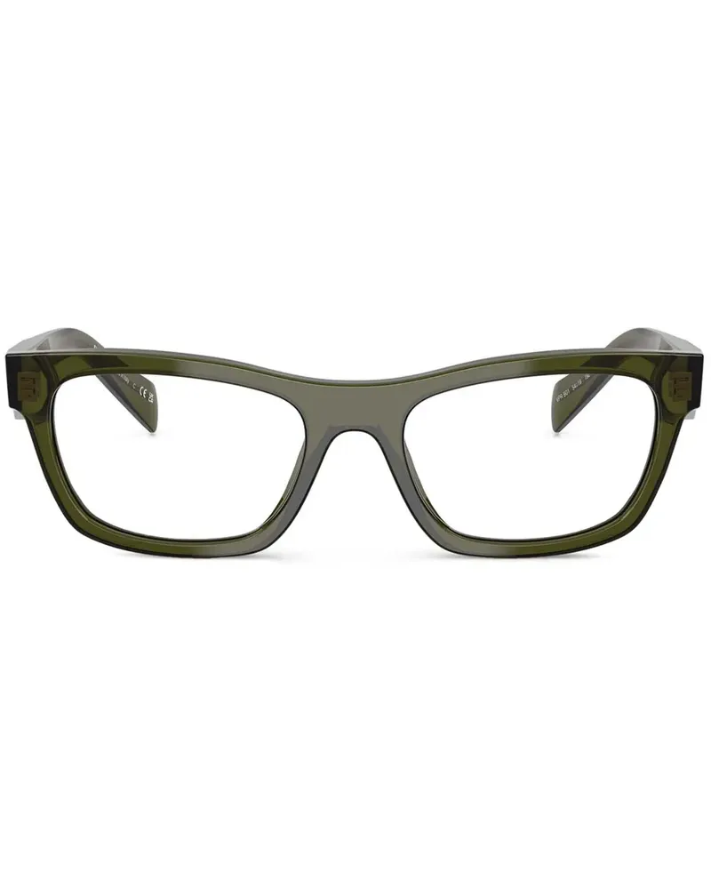 Prada Brille mit geometrischem Gestell - Grün Grün