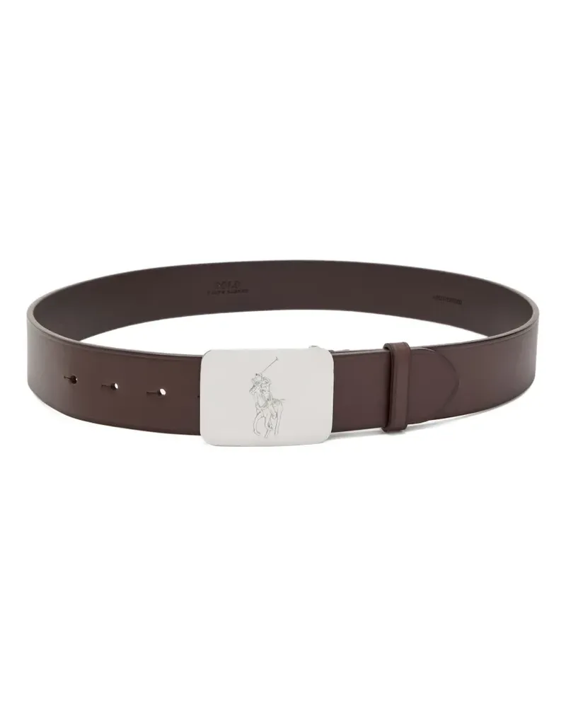 Ralph Lauren lolo leather belt - Braun Braun