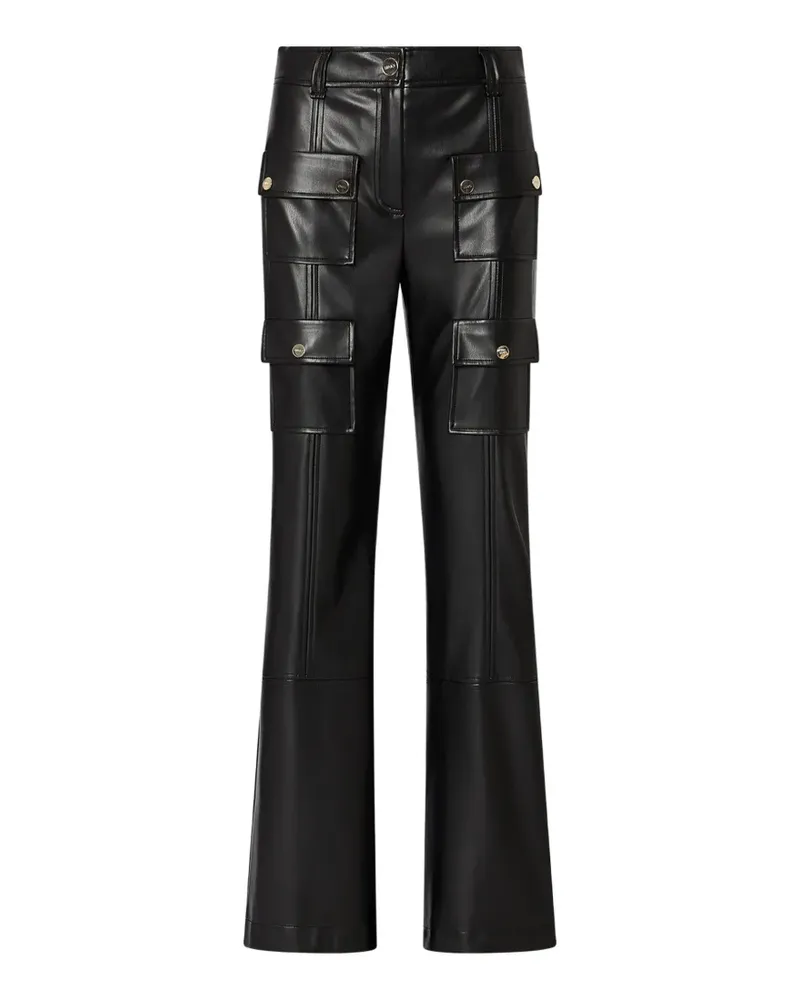 Liu Jo coated fabric trousers - Schwarz Schwarz
