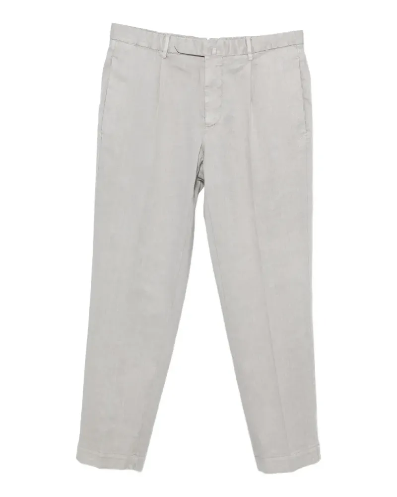 Dell'oglio pleated twill trousers - Grau Grau