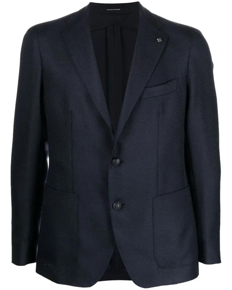 Tagliatore Einreihiges Sakko - Blau Blau
