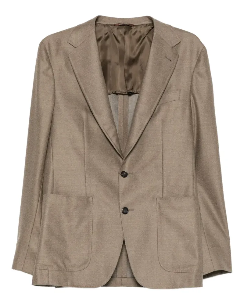 Canali Einreihiges Sakko - Braun Braun