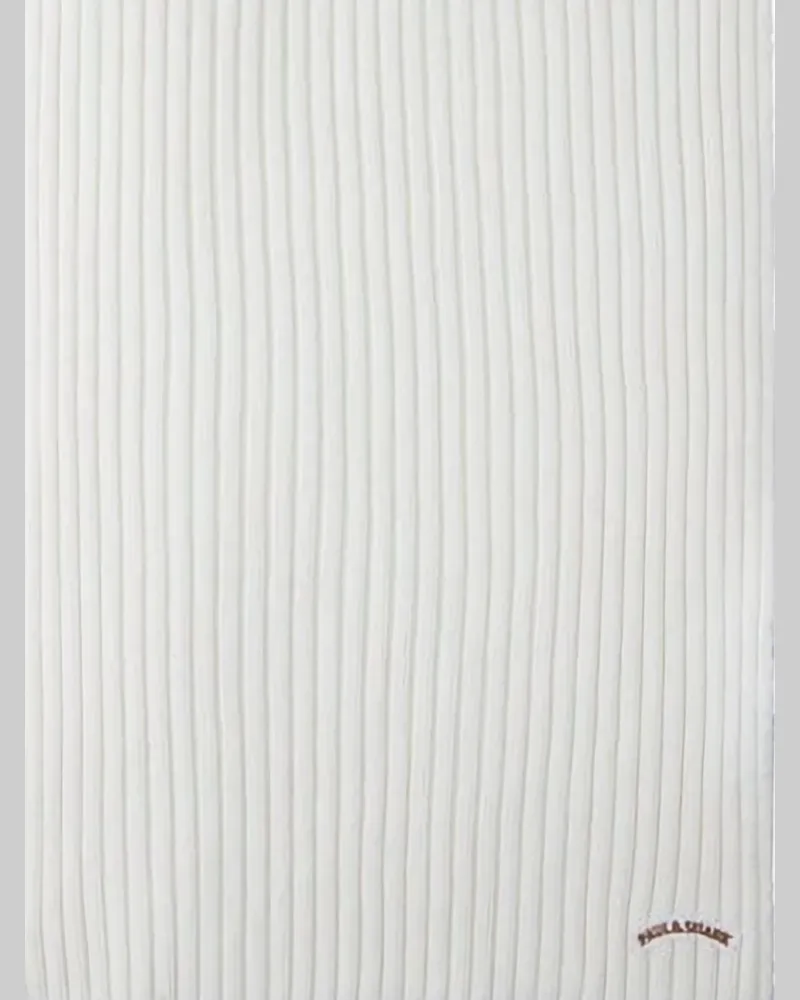 Paul & Shark Gerippter Schal - Weiß Weiß