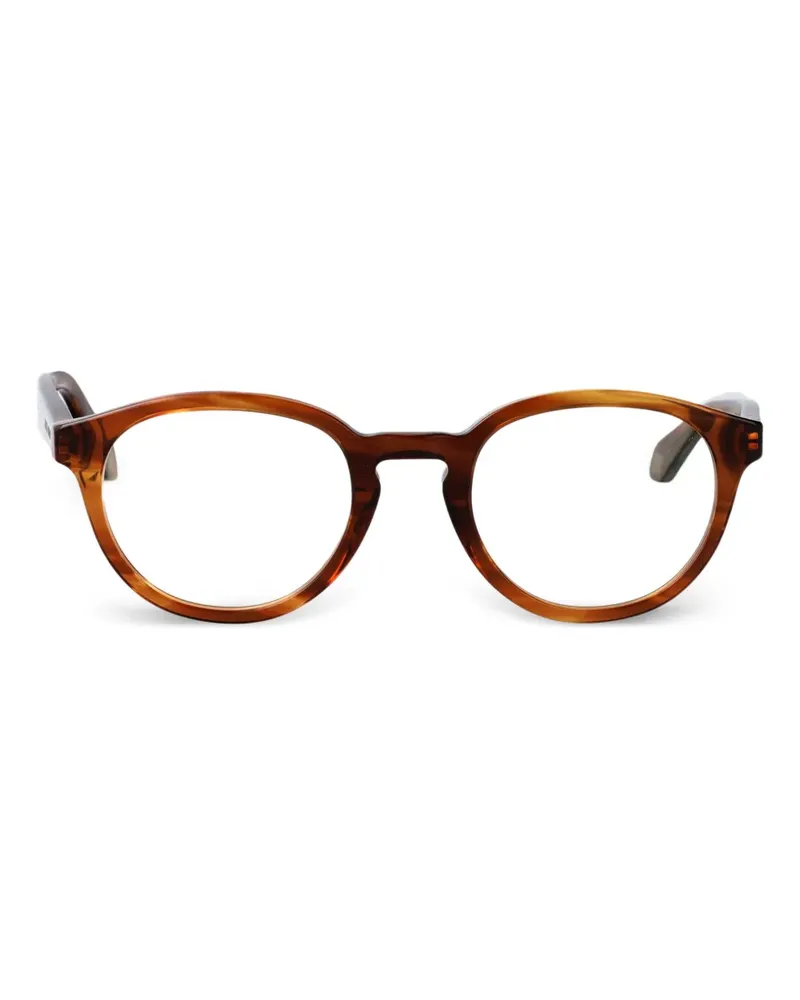 Giorgio Armani Brille mit rundem Gestell - Braun Braun