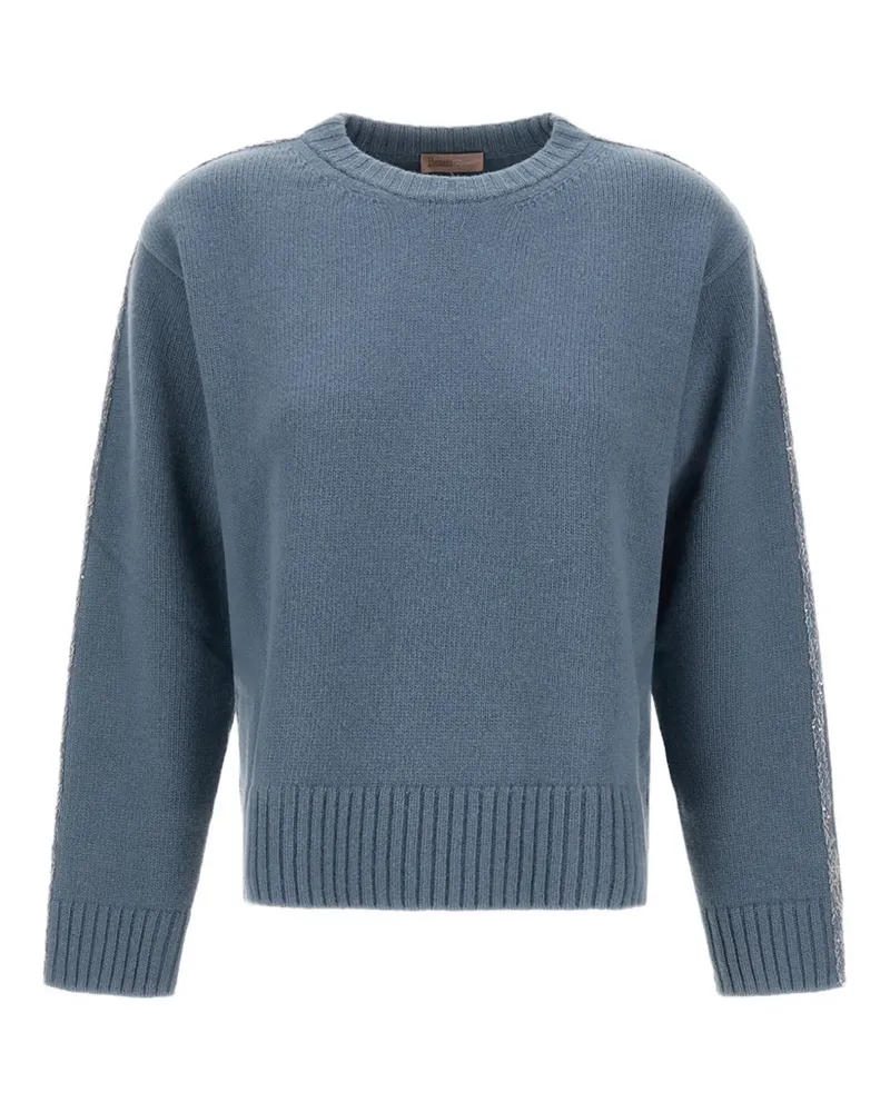 Herno Pullover mit rundem Ausschnitt - Blau Blau